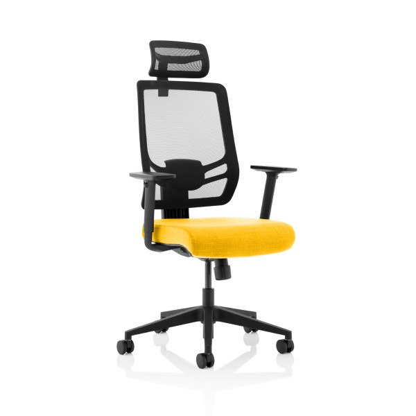 Ergo Bespoke Twist Mesh Back Fabric Seat Office Chair